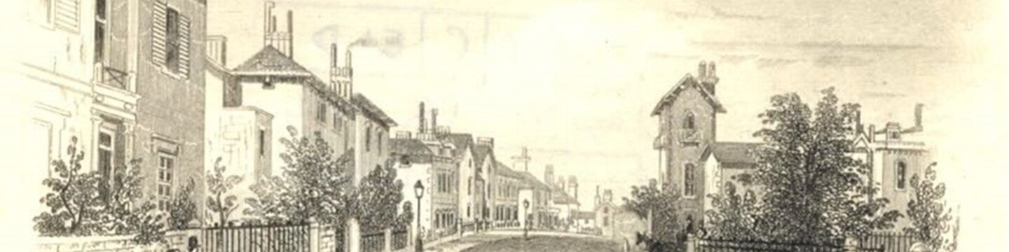 View of Eldon Square circa 1860